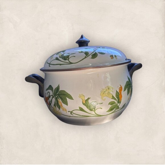 Vintage Asta Enamelware Dutch Oven - Germany - 2-Quart - Brass  - Picture 5 of 8